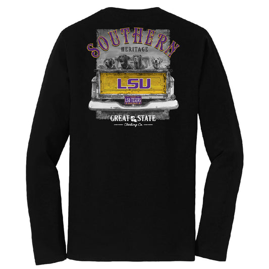 LSU Tigers Labs in Truck Long Sleeve - Back