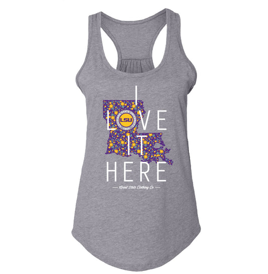 LSU Tigers I Love It Here Womens Tank