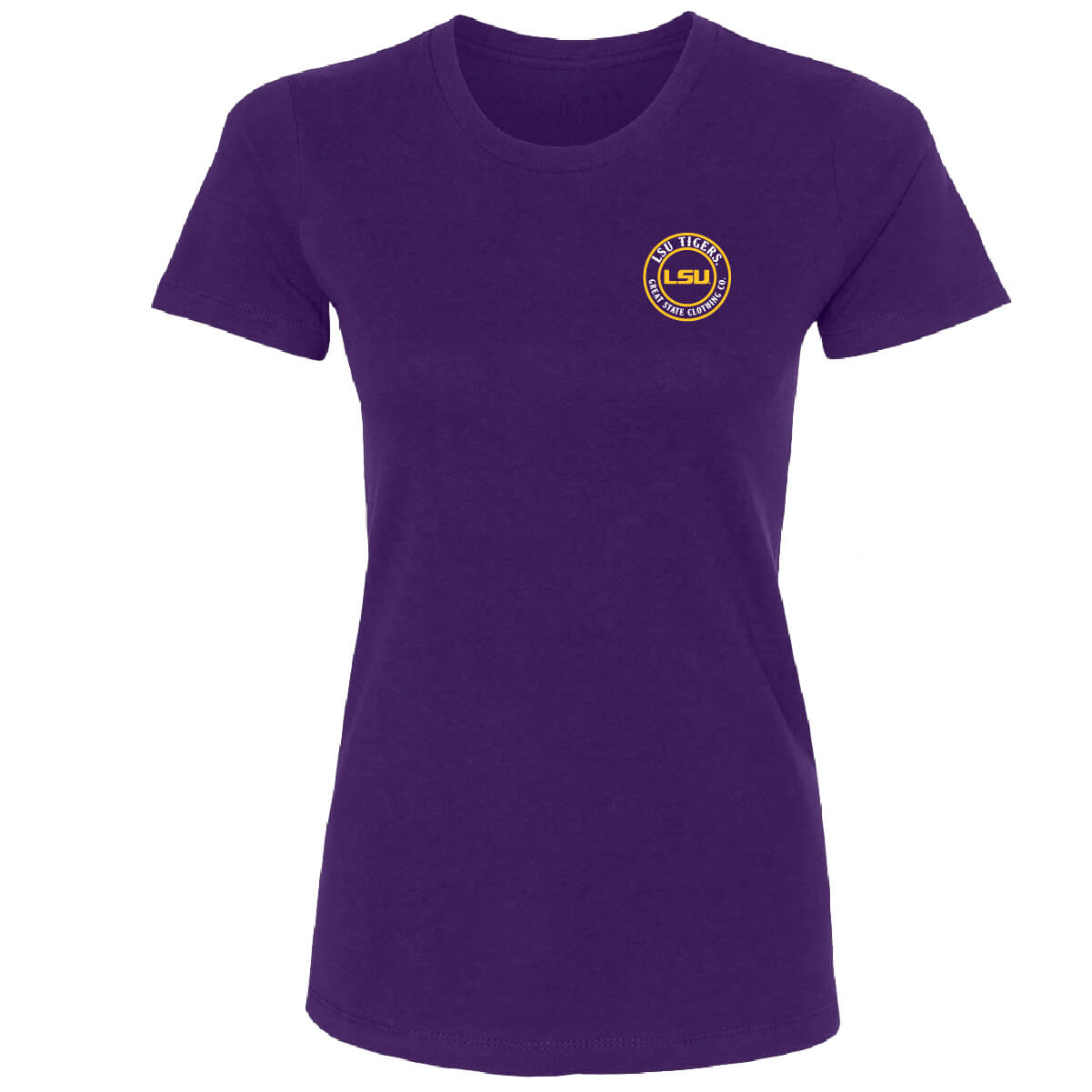 LSU Tigers Vintage Truck Womens T-Shirt - Front