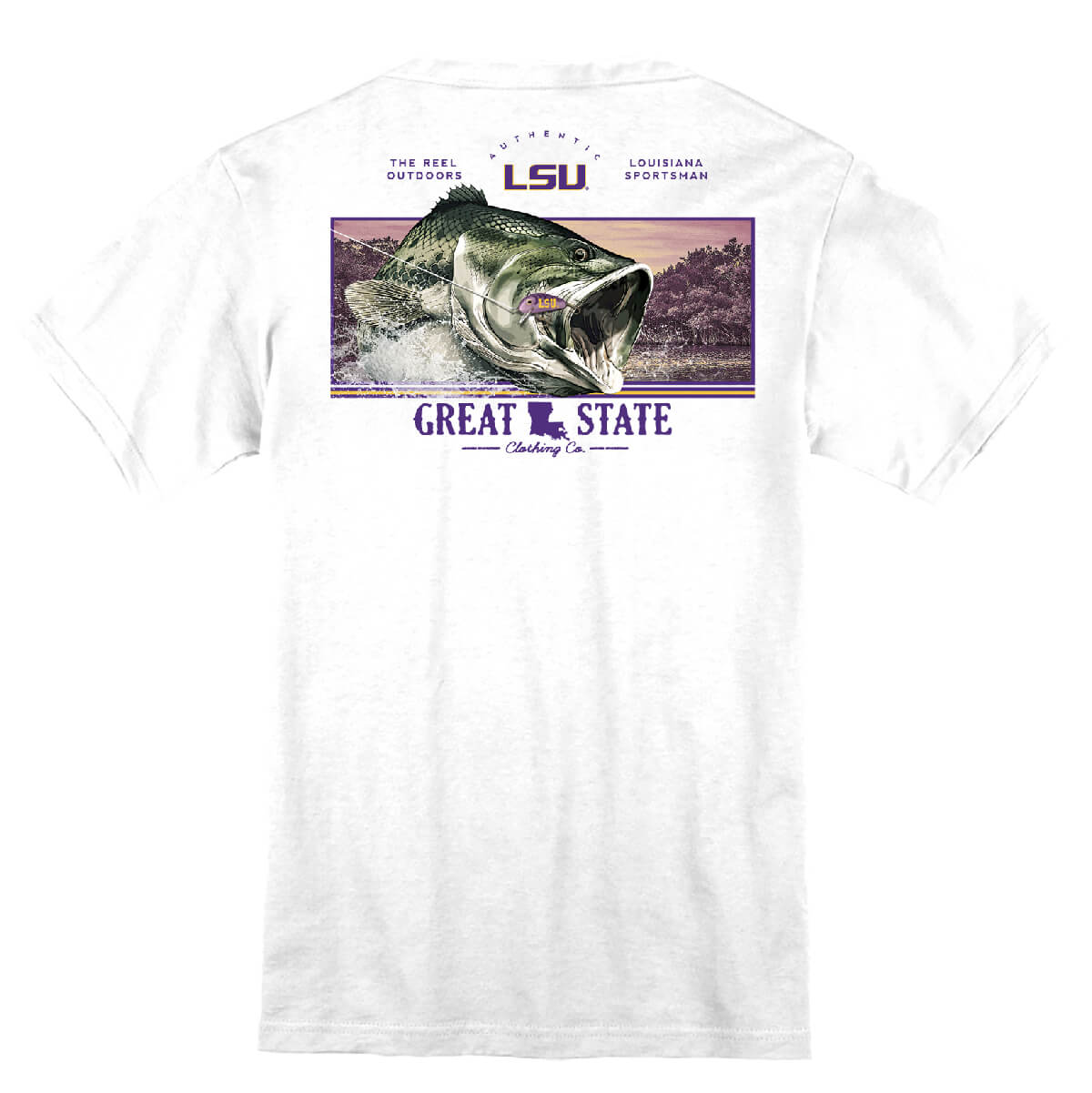 LSU Tigers Bass Lake Youth T-Shirt