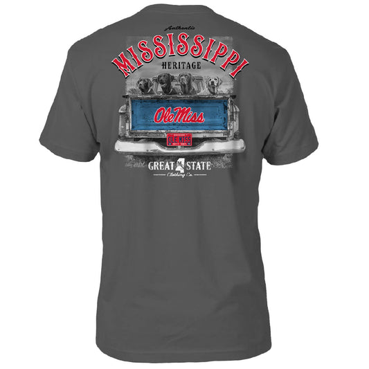 Ole Miss Rebels Labs in Truck T-Shirt