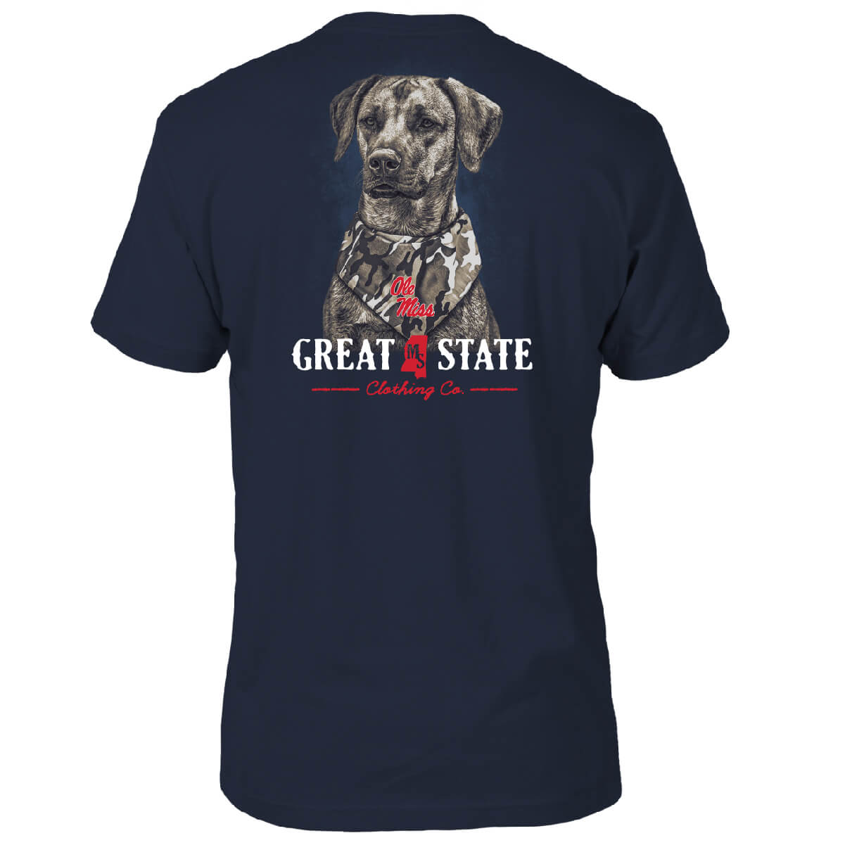 Ole Miss Rebels Bandana Hound T-Shirt