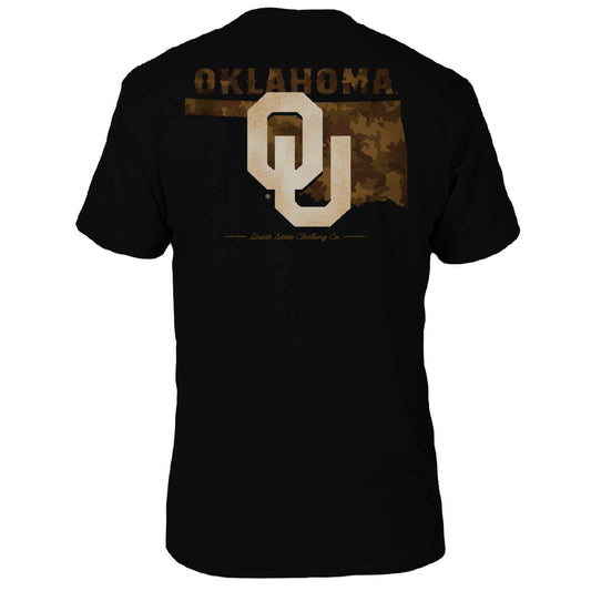 Oklahoma Sooners US Camo Flag T-Shirt