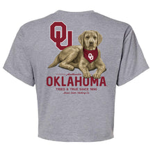 Load image into Gallery viewer, Oklahoma Sooners Tried &amp; True Dog Crop Top
