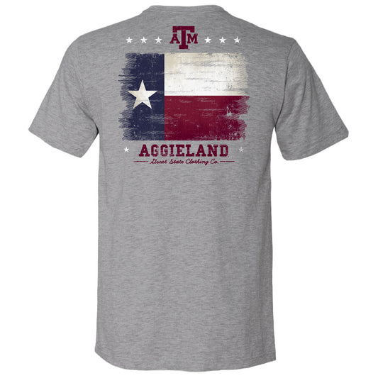 Texas A&M Aggies Washed Flag T-Shirt