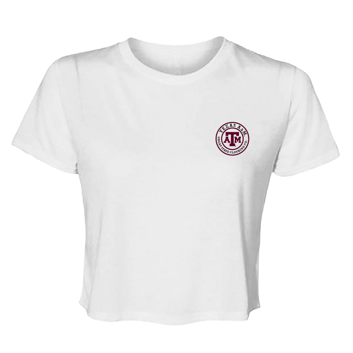 Texas A&M Aggies Labs in Truck Womens Crop Top