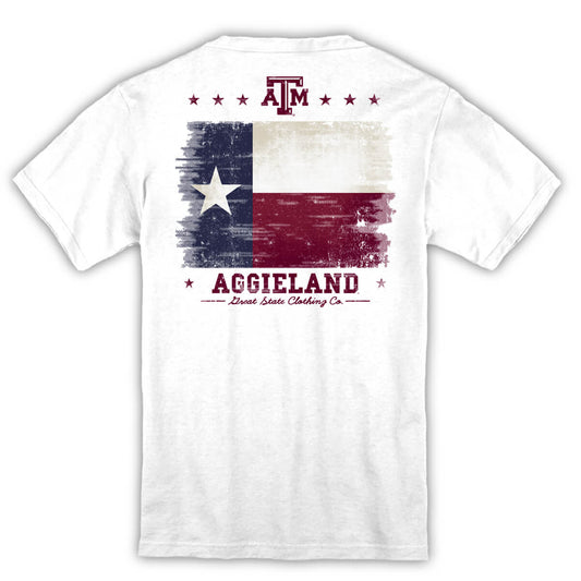 Texas A&M Aggies Washed Flag Youth T-Shirt