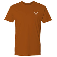 Load image into Gallery viewer, Texas Longhorns Redfish Tail Portrait T-Shirt - Front
