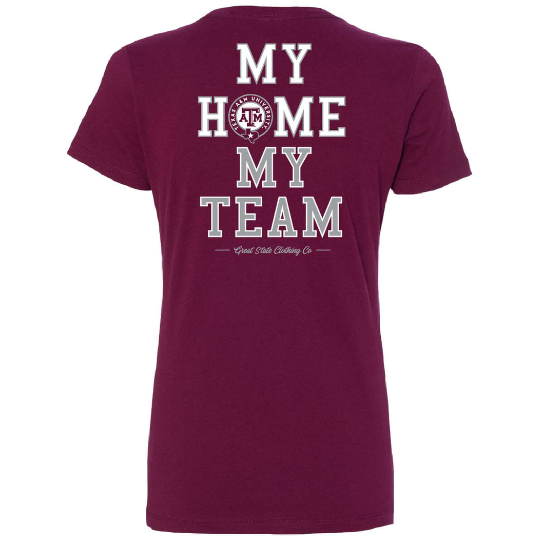 Texas A&M Aggies My Home My Team T-Shirt