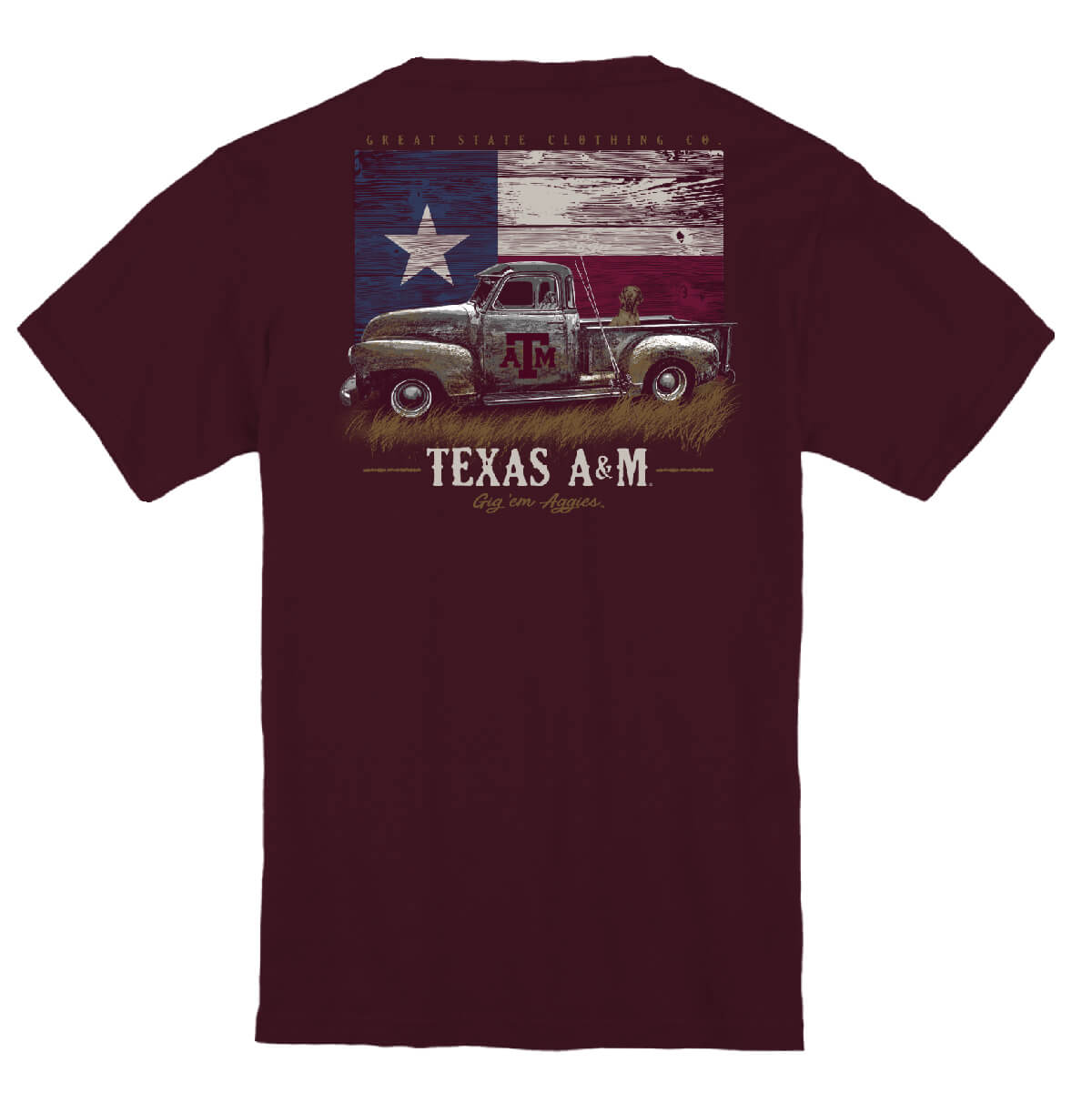 Texas A&M Aggies Vintage Truck Youth T-Shirt