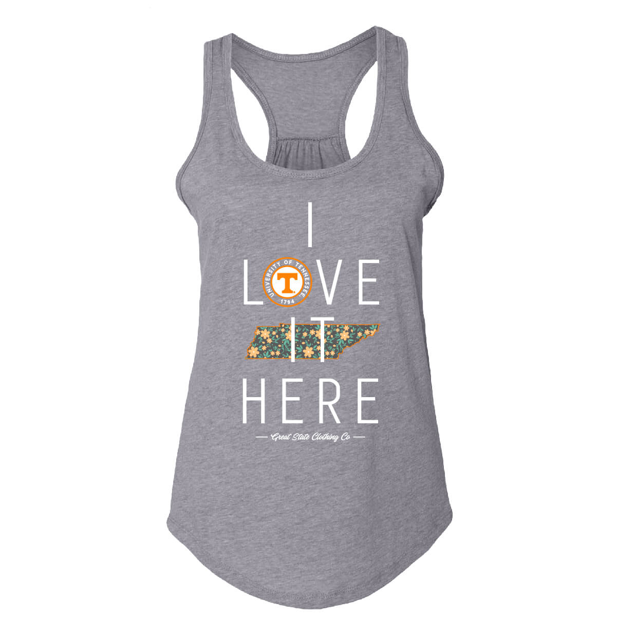 Tennessee Volunteers I Love It Here Womens Tank