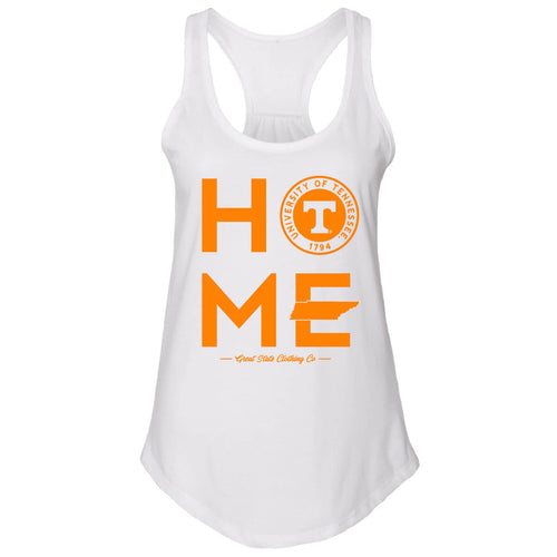 Tennessee Volunteers Home Stack Womens Tank - Front