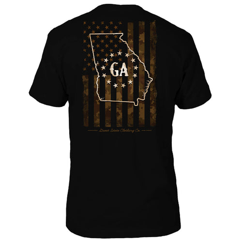 Georgia Camo Flag T-Shirt - Back