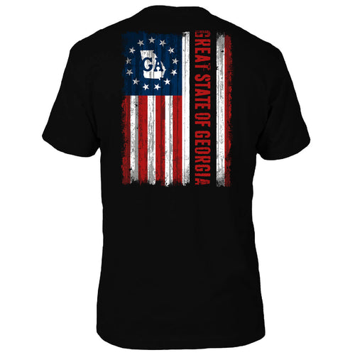 Georgia Great State Flag T-Shirt - Back