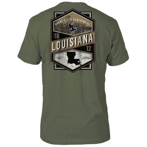 Louisiana Crest T-Shirt - Back