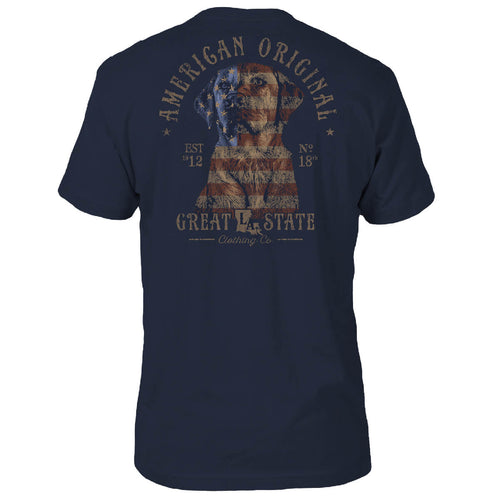 Louisiana USA Dog T-Shirt - Back
