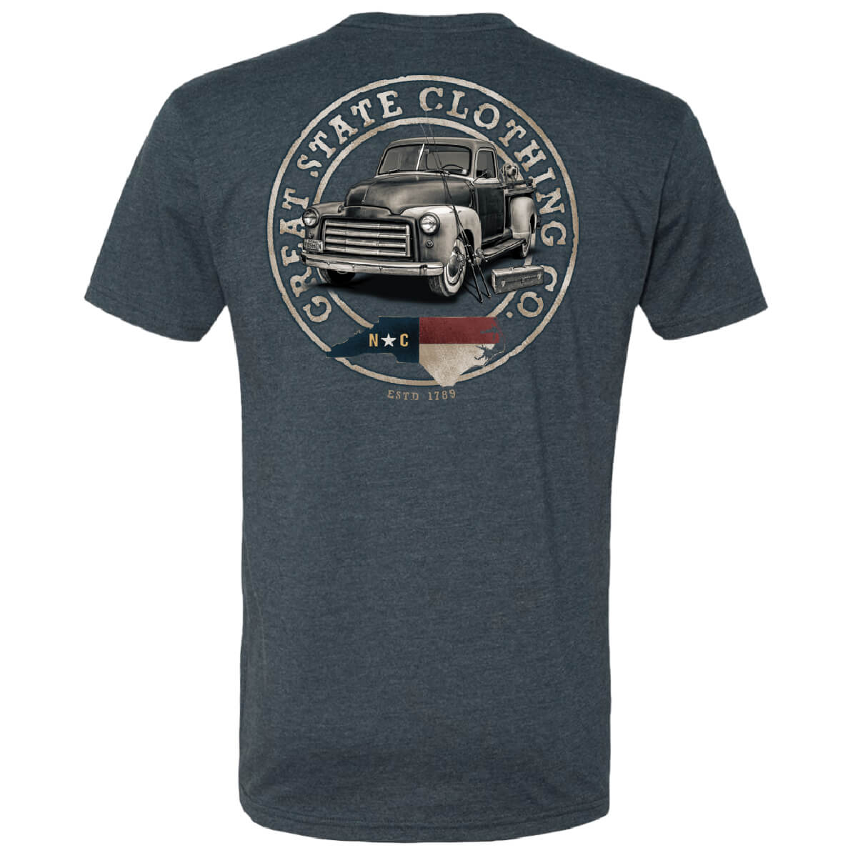 North Carolina Gone Fishin Truck T-Shirt