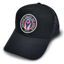 Load image into Gallery viewer, Ohio Flag Crest Hat
