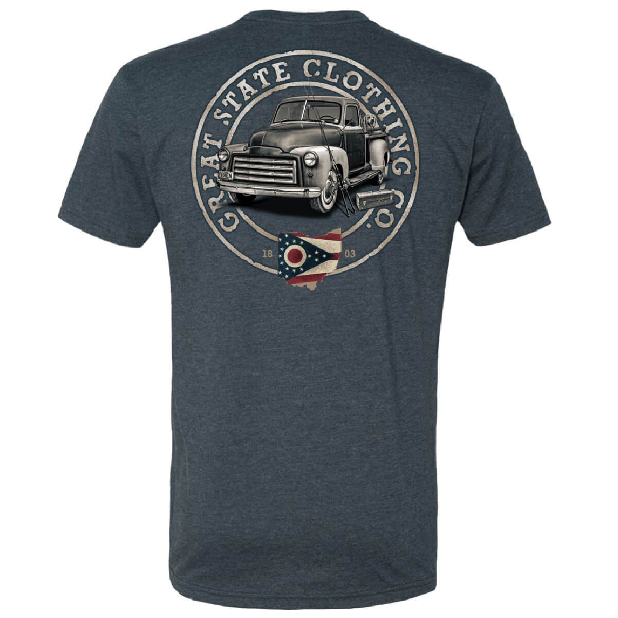 Ohio Gone Fishin Truck T-Shirt