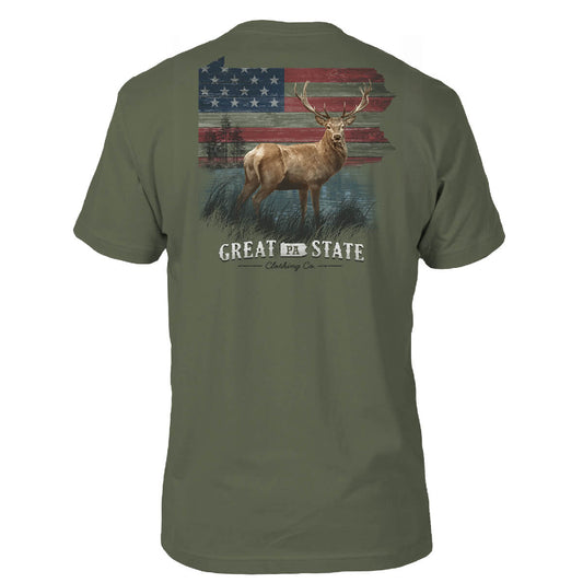 Pennsylvania Flag Deer T-Shirt