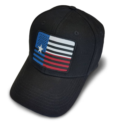 Texas Flag Mash Up Curved Hat - Front