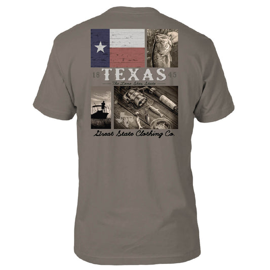 Texas Multi Plane Bass T-Shirt - Back