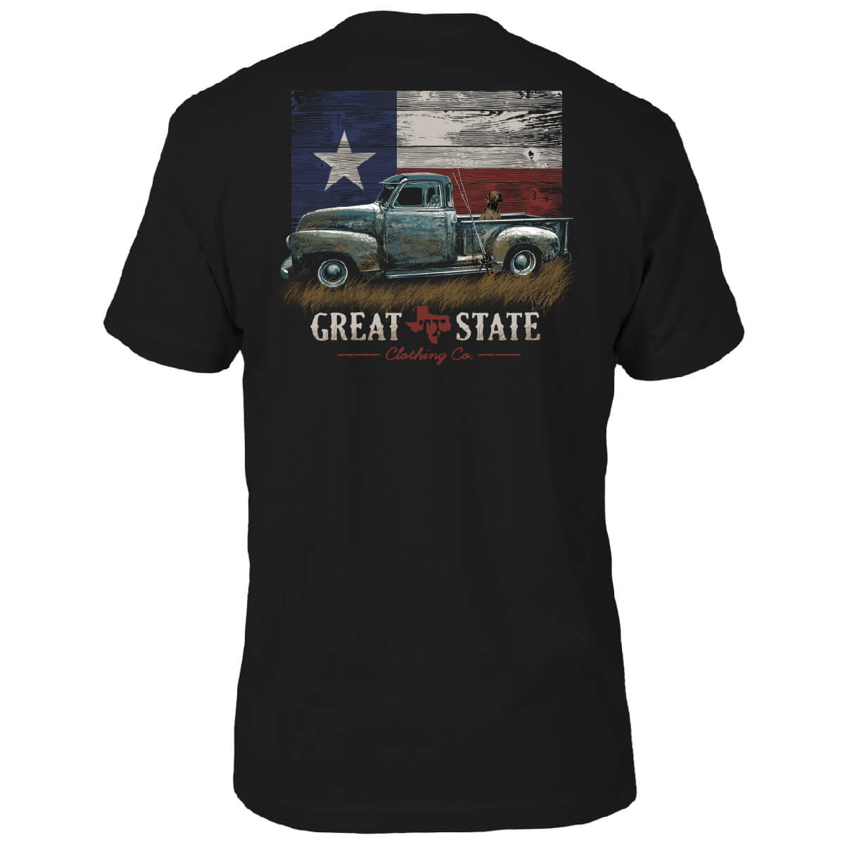 Texas Vintage Truck T-Shirt - Back