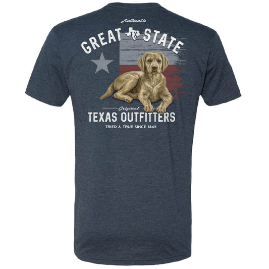 Texas Flag Dog T-Shirt - Back