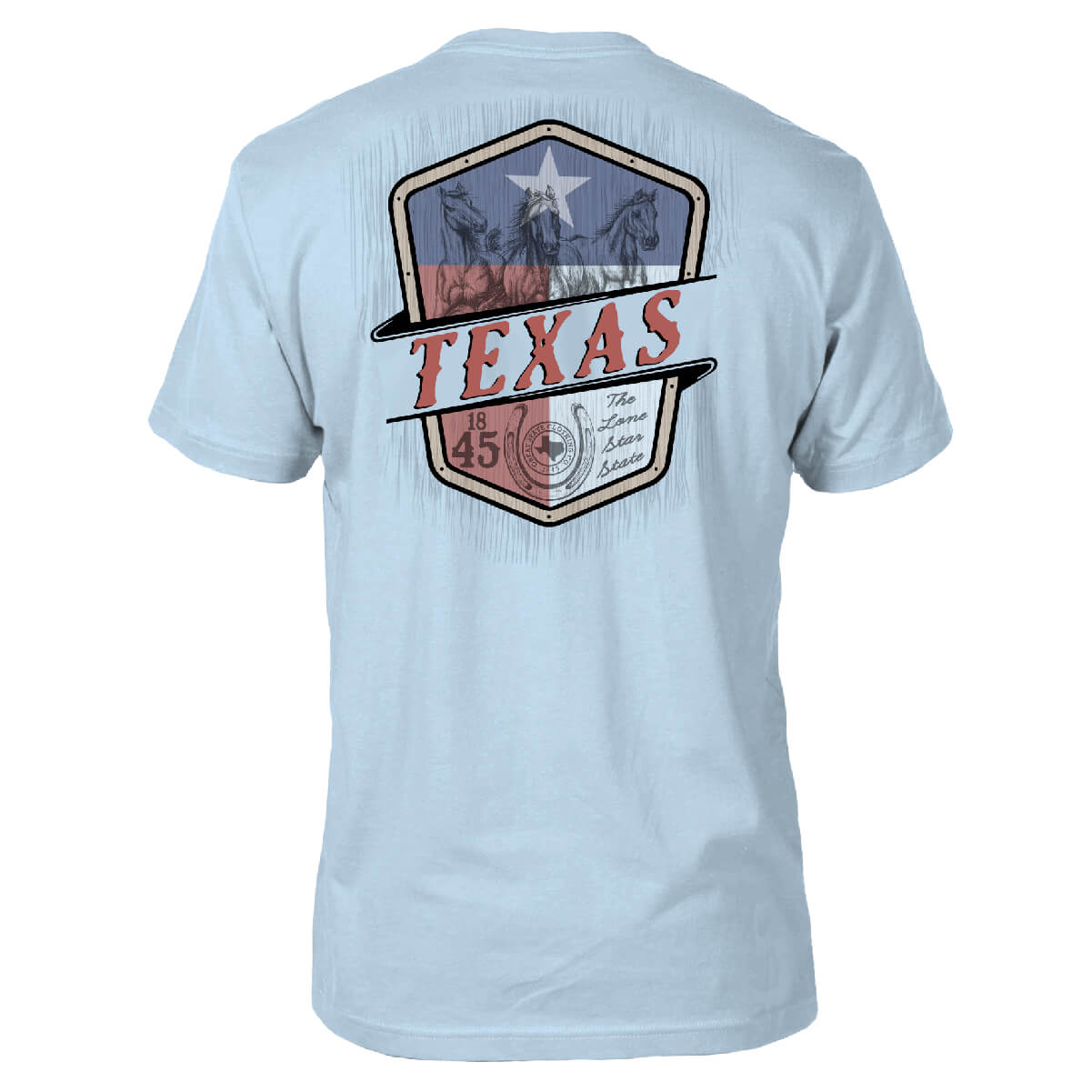 Texas Horse Shield T-Shirt - Back