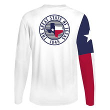 Load image into Gallery viewer, Texas Flag Sleeve Performance Tee - Back
