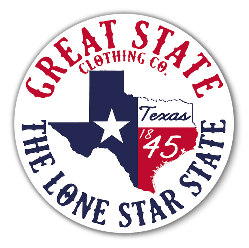 Texas Circle State Decal
