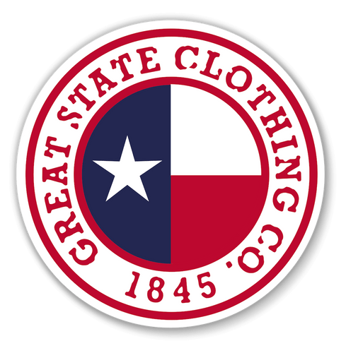 Texas Circle Flag Decal