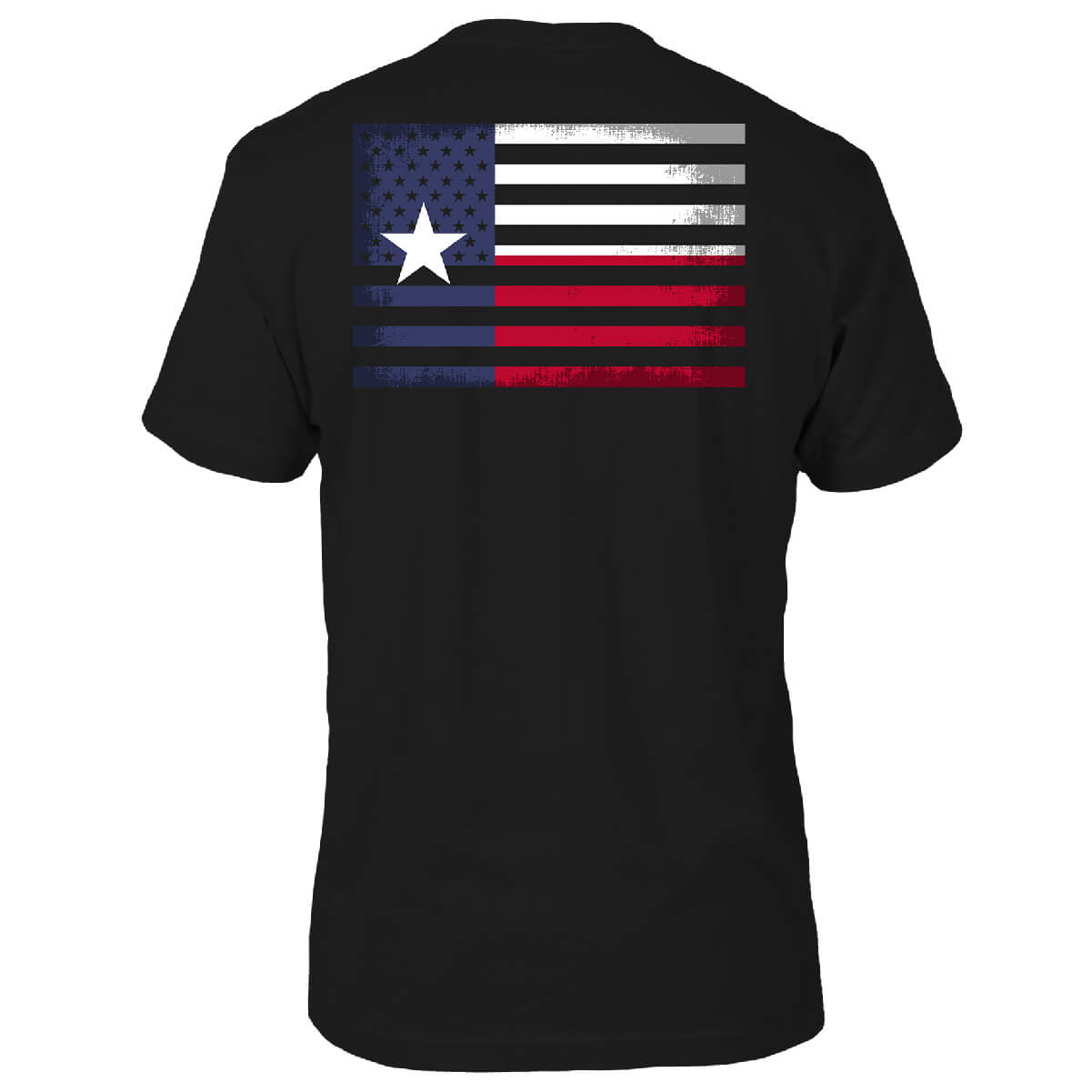 Texas Flag Mash Up T-Shirt - Back