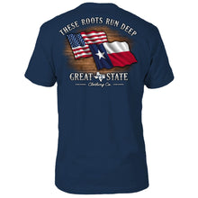 Load image into Gallery viewer, Texas Roots Run Deep T-Shirt - Back
