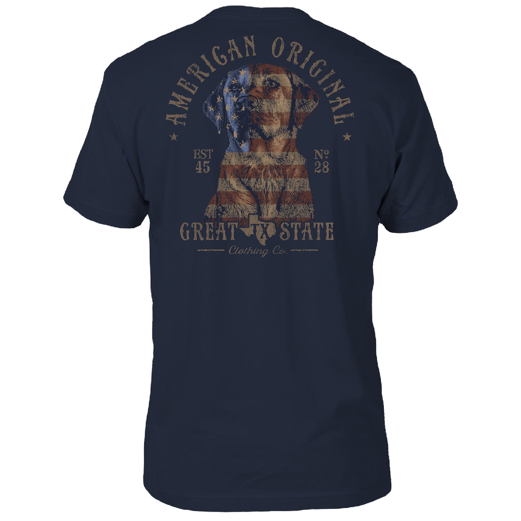 Texas USA Dog T-Shirt - Back