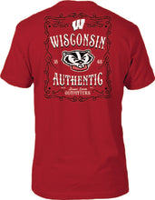 Load image into Gallery viewer, Wisconsin Badgers Vintage Whiskey Label Tee
